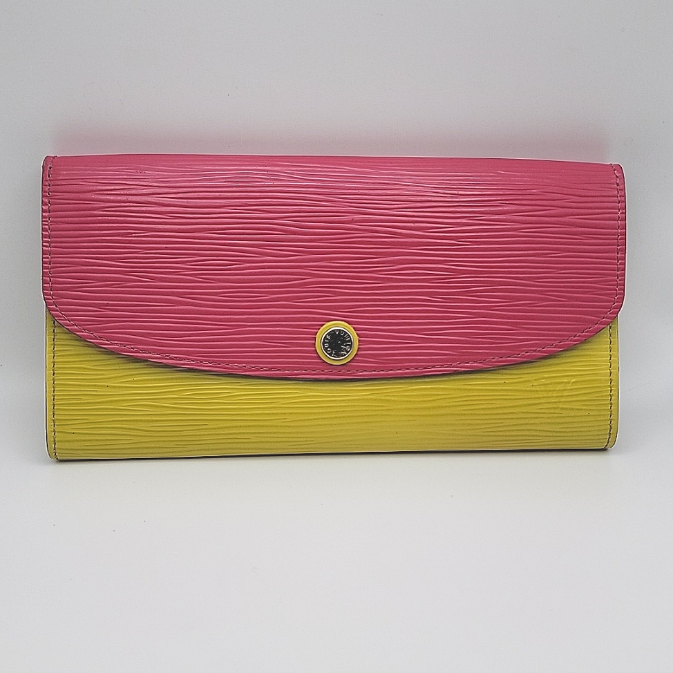 Louis Vuitton Pivoine & Citron Epi Emilie Wallet